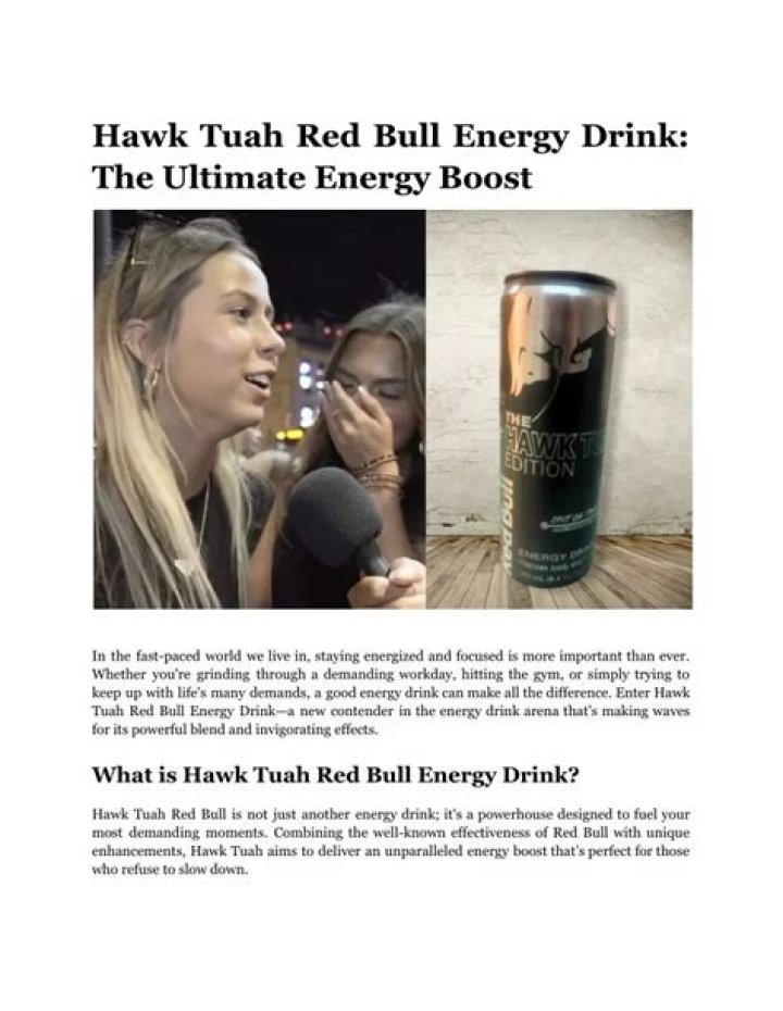 Hawk Tuah Red Bull Can: A Comprehensive Guide to Its Origins, Significance, and Popularity